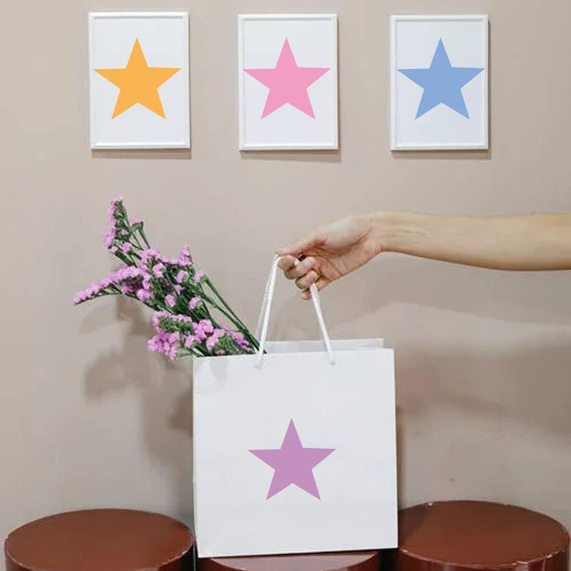 ZTEOFO 8 PCS Large Star Stencil, Star Stencils Different Sizes, Stars Template Stencil, Stars Stencils for Painting, for Painting Template - Image 5